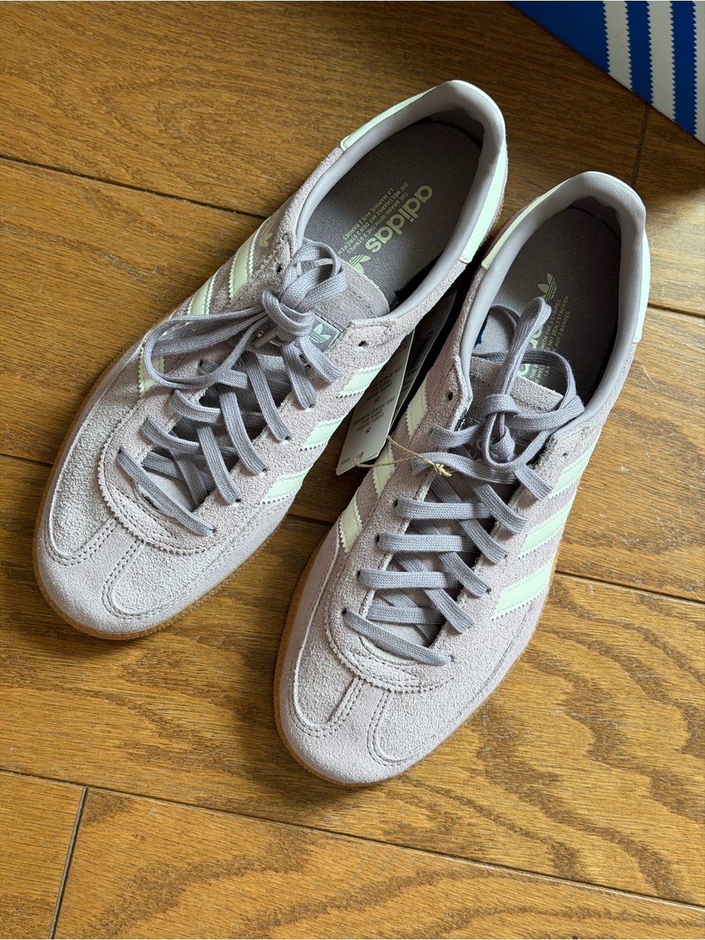Adidas Handball Spezial J, US 6.5 in pale purple
